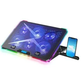 Podkładki chłodzące do laptopów Evolveo Ania 9 RGB na 17" (ANIA9)