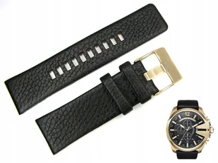 Pasek DIESEL DZ4344 czarny skórzany 26 mm - Akcesoria do zegarków - miniaturka - grafika 1