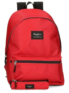 Pepe Jeans Plecak "Aris" w kolorze czerwonym - 31 x 44 x 17 cm - Plecaki - miniaturka - grafika 1