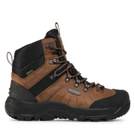 Buty trekkingowe męskie - Trekkingi Keen Revel IV Mid Polar 1024136 Brązowy - miniaturka - grafika 1