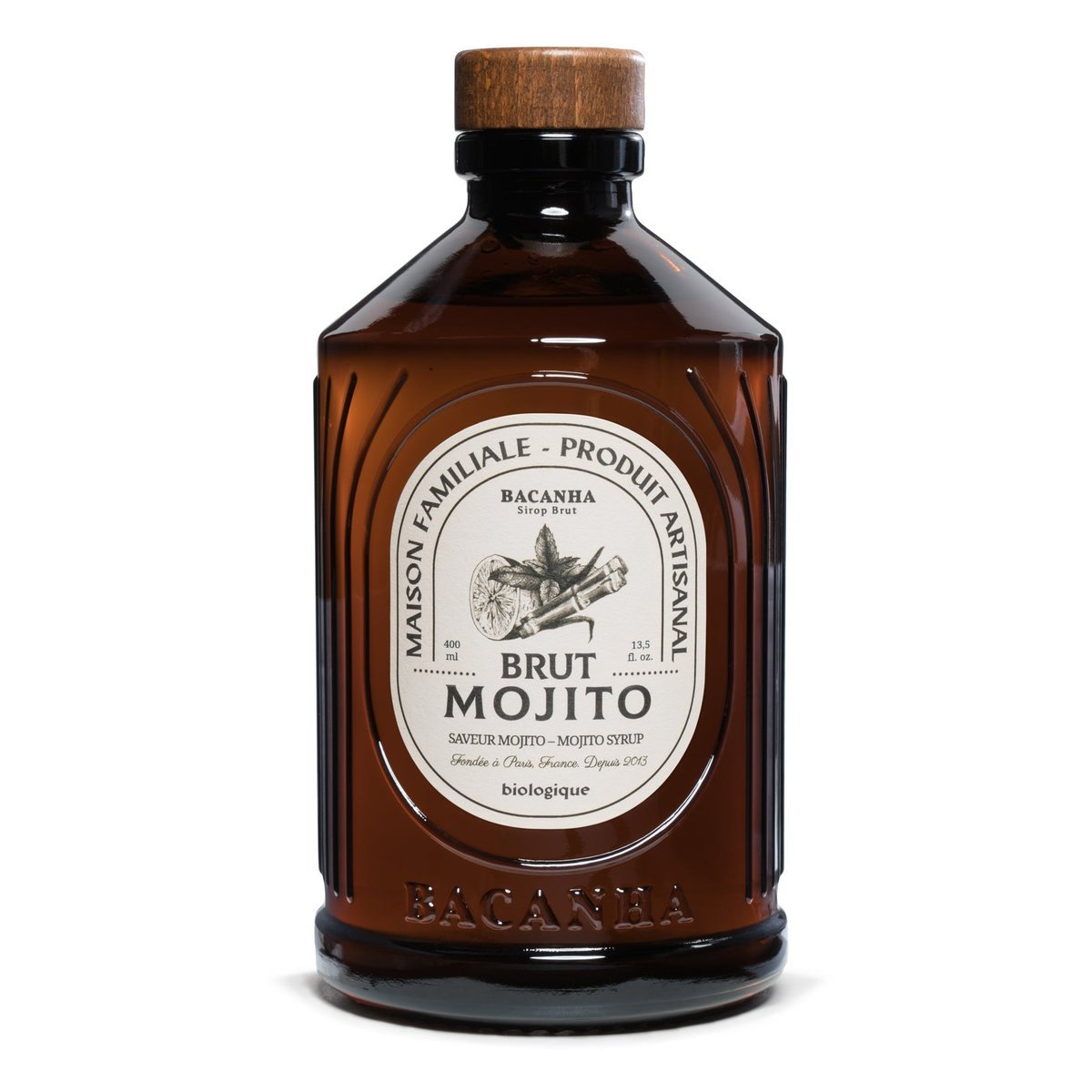 Syrop Bacanha o smaku mojito ORGANIC 400 ml – do wody, lemoniad i koktajli
