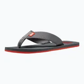 Żeglarstwo - Japonki męskie Helly Hansen Logo Sandals 2 ebony/cherry tomato - miniaturka - grafika 1