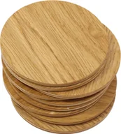 Kubki - Zestaw Podstawka pod kubek filiżankę dębowa 9 cm podkładka olejowana 10 szt - miniaturka - grafika 1