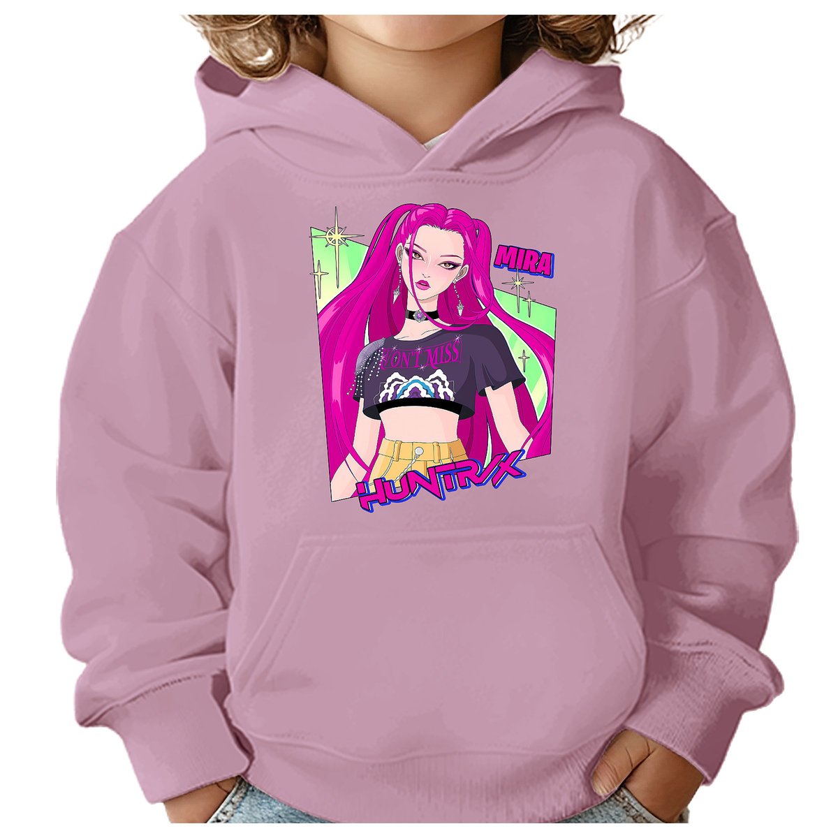 BLUZA DZIECIĘCA HUNTRIX MIRA KPOP 134-140 Z KAPTUREM BAWEŁNIANA JAKOŚĆ