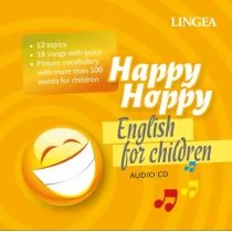 LINGEA Happy Hoppy English for children Angielskie piosenki dla dzieci CD - Muzyka dla dzieci - miniaturka - grafika 1