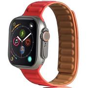 Paski - Beline pasek Apple Watch Magnetic 42/44/45/49mm czerwony /red - miniaturka - grafika 1