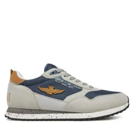 Sneakersy męskie - Sneakersy Aeronautica Militare 251SC288CT3545 Szary - miniaturka - grafika 1