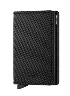 Portfele - Mały portfel RFID Secrid Slimwallet Carbon - black - grafika 1