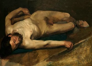Galeria Plakatu, Plakat, Male Nude, Edgar Degas, 100x70 cm - Plakaty - miniaturka - grafika 1