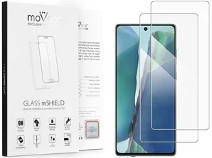 2 szt. | moVear 2.5D - Szkło hartowane do Samsung Galaxy Note 20 (6.7") | Do Etui, fullGlue, 9H - Szkła hartowane na telefon - miniaturka - grafika 1