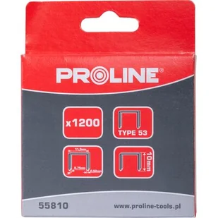 Zszywki typ a/53, 14 mm 11,3 x 0,75 mm 1200 sztuk Proline - Gwoździarki i zszywacze - miniaturka - grafika 1