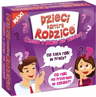 Dzieci kontra Rodzice.Czego o sobie nie wiecie?Max - Kangur - Gry planszowe - miniaturka - grafika 1