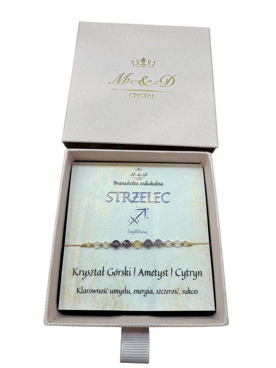 Bransoletka szczęścia zodiakalna STRZELEC