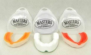 Masters FIGHT EQUIPMENT Ochraniacze zębów OZ-GEL, biały - Ochraniacze do sportów walki - miniaturka - grafika 1