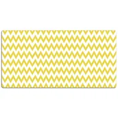 Podkładki na biurko - Mata ochronna z nadrukiem Żółte zygzaki 120x60 cm, Dywanomat - miniaturka - grafika 1