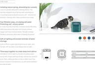 Miski dla kotów - Petkit PETKIT Smart Pet Drinking Fountain Eversweet Solo Capacity 1.8 L, Material ABS, Filtering, Green - miniaturka - grafika 1