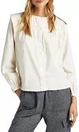 Bluzki damskie - Pepe Jeans Bluzka damska Jaxie, beżowy (kość słoniowa), XL - miniaturka - grafika 1