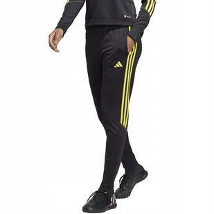 Spodnie damskie adidas Tiro 23 Club Training czarno-żółte IC1602 XS - Dresy damskie - miniaturka - grafika 1