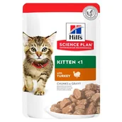 Mokra karma dla kotów - Hills Science Plan Feline Kitten Turkey Healthy Development saszetka 85g / - miniaturka - grafika 1