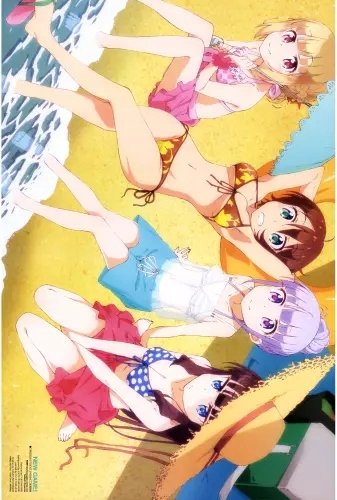 Plakat Anime Manga New Game+ ng_048 A3 (custom)