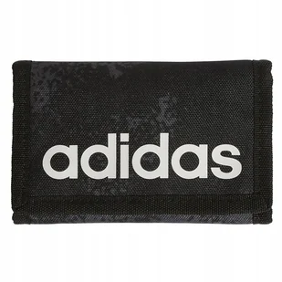 Portfel adidas Linear GFX JX1253 czarny one size - Portfele - miniaturka - grafika 1