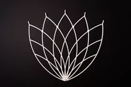 Wieszaki i stojaki - POLYHEDRA Wieszak Lotos / M Gold F.201760 - miniaturka - grafika 1