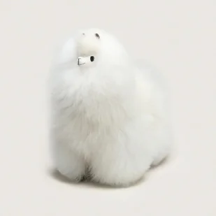 Huacaya - Przytulanka z naturalnej alpaki MILK 32 cm - Maskotki i pluszaki - miniaturka - grafika 1