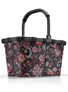 Koszyk na zakupy plażę Reisenthel Carrybag - frame paisley black - Torby i wózki na zakupy - miniaturka - grafika 1