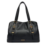 Torebki damskie - Torebka Liu Jo Mantua AF5045 E0058 Czarny - miniaturka - grafika 1