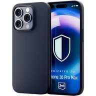 Etui i futerały do telefonów - Etui 3MK Hardy Silicone MagCase do Apple iPhone 16 Pro Max Grafitowy - miniaturka - grafika 1