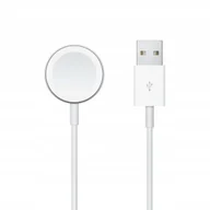 Akcesoria do smartwatchy - MARK1 Kabel magnetyczny ładowarka do zegarka APPLE WATCH 1m (biała) - miniaturka - grafika 1
