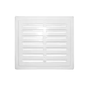 Kratki wentylacyjne - Vents kratka wentylacyjna 140 mm x 140 mm biała z regulacją - miniaturka - grafika 1
