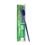 Szczoteczki do zębów - HISKIN SET Smile Pasta Do Zębów 30ml + Szczoteczka Do Zębów Green + Kosmetyczka - miniaturka - grafika 1