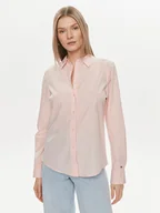 Koszule damskie - Tommy Hilfiger Koszula WW0WW43344 Różowy Regular Fit - miniaturka - grafika 1