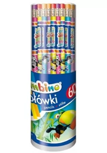 Bambino Ołówki z gumką w tubie 60 sztuk - Przybory szkolne - miniaturka - grafika 3