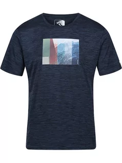 Koszulki sportowe męskie - Regatta Koszulka funkcyjna "Fingal VII" w kolorze granatowym - grafika 1