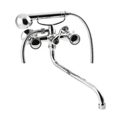 Baterie wannowe i prysznicowe - Bateria wannowa Modena typu S 30 cm chrom Invena - miniaturka - grafika 1