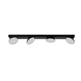Italux Szeroka czarna listwa sufitowa LED SPL-31976-4B-BK z serii CASTELIO ŻARÓWKI - Lampy sufitowe - miniaturka - grafika 1