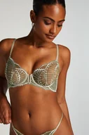 Biustonosze - Hunkemöller Biustonosz z przedłużonym stanem bez wkładek z fiszbinami Sali Zielony - miniaturka - grafika 1