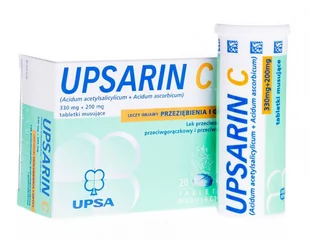 UPSA Upsarin C 20 szt. - Przeziębienie i grypa - miniaturka - grafika 1