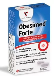 Obesimed Forte, Suplement diety, 42 kaps. - Suplementy naturalne Obesimed Forte, Suplement diety, 42 kaps. - Suplementy naturalne - miniaturka - grafika 1