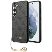 Etui i futerały do telefonów - Etui GUESS 4G Charms Collection do Samsung Galaxy S24 Czarny - miniaturka - grafika 1