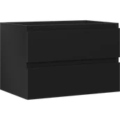 Szafki łazienkowe - Mexen Orio szafka łazienkowa podumywalkowa 70 cm, 2 szuflady, czarna mat - 91A10-07047-2-BFF71 - miniaturka - grafika 1