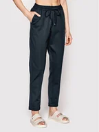 Spodnie sportowe damskie - Tommy Hilfiger Spodnie dresowe WW0WW33452 Granatowy Relaxed Fit - miniaturka - grafika 1