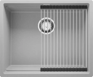 Zlew BRANDE SWIFT 560-60-U GRAY (szary) | podwieszany zwijany ociekacz ROLLMATA - Zlewozmywaki - miniaturka - grafika 1