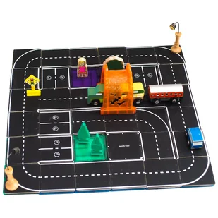 Nakładki na klocki magnetyczne Drogi 40 el. Road Pack - Klocki - miniaturka - grafika 1