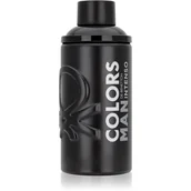 Wody i perfumy męskie - Benetton Colors de Benetton Man Black Intenso woda toaletowa dla mężczyzn 200 ml - miniaturka - grafika 1
