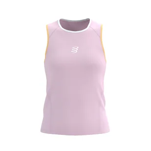 COMPRESSPORT Koszulka biegowa damska TRAIL RACING TANK roseate - Koszulki sportowe damskie - miniaturka - grafika 1