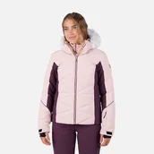 Kurtki narciarskie - Damska Kurtka ROSSIGNOL W STACI JKT RLMWJ07_337 – Różowy - miniaturka - grafika 1