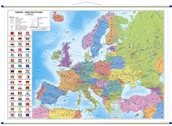 Mapy i plansze edukacyjne - Europa. Mapa ścienna polityczna 1:8 800 000 - miniaturka - grafika 1